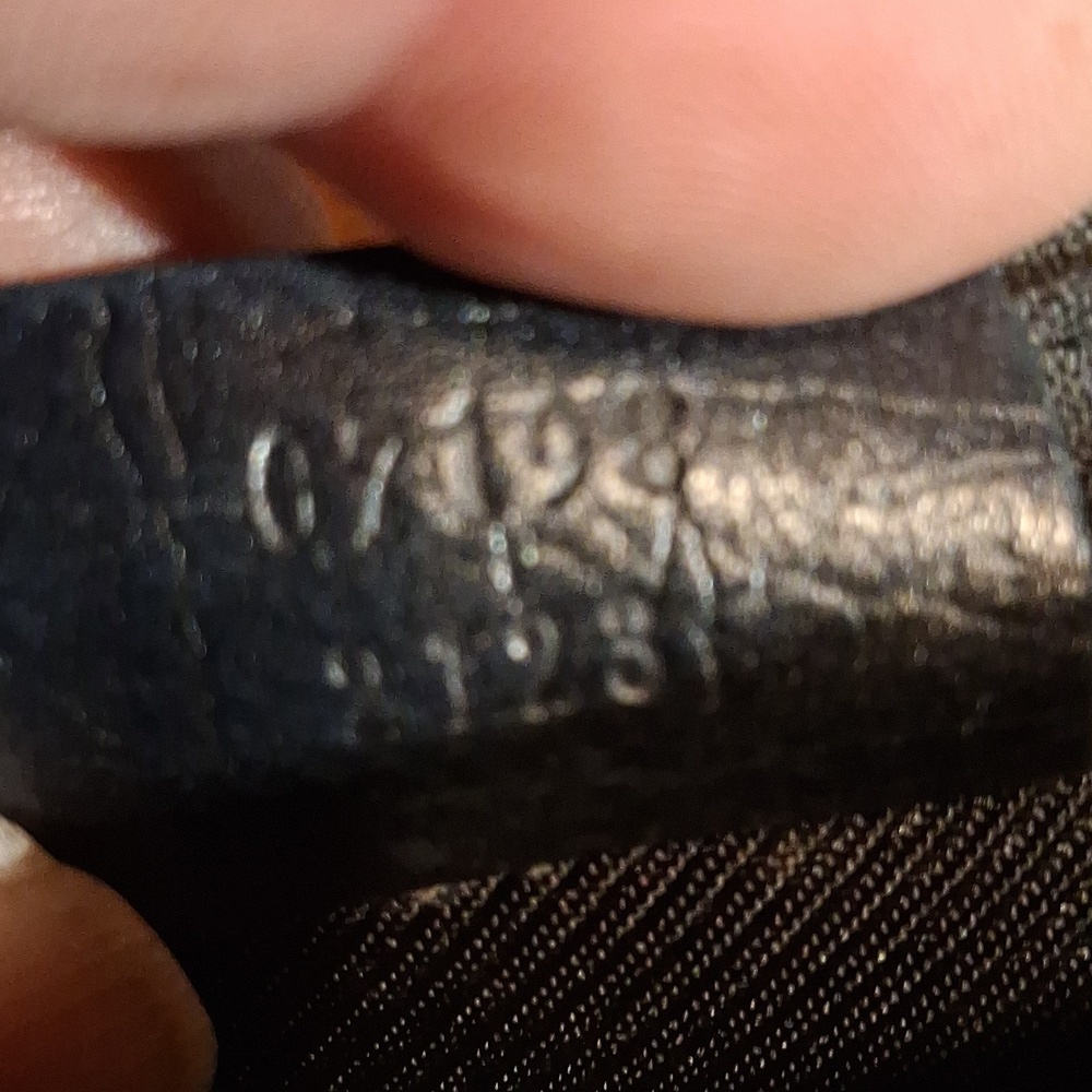 Authentic Gucci Vintage Hand Bag Pouch Purse GG Canvas Leather Black - Picture 16 of 16